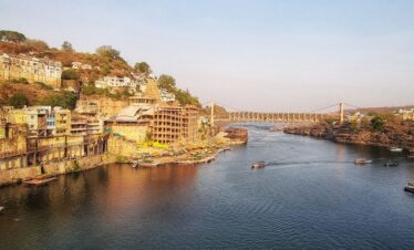 OMKARESHWAR temple complex and ghats Madhya Pradesh | MP VACATION INDORE