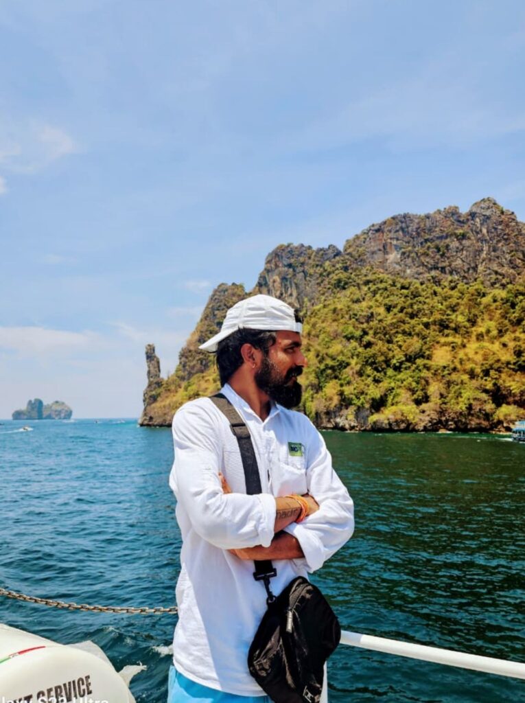 Solo traveller exploring destinations with MP VACATION INDORE tour support