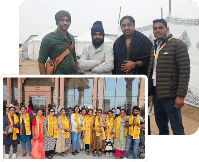 MP VACATION INDORE founders and travel experts team photo