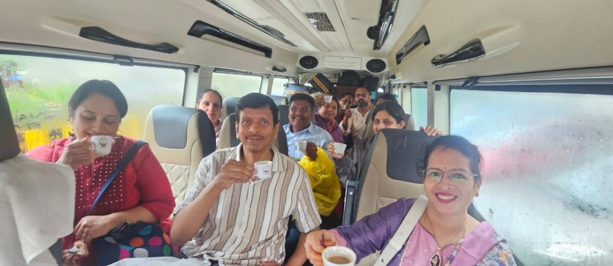 Happy travelers enjoying a Madhya Pradesh tour by MP VACATION INDORE