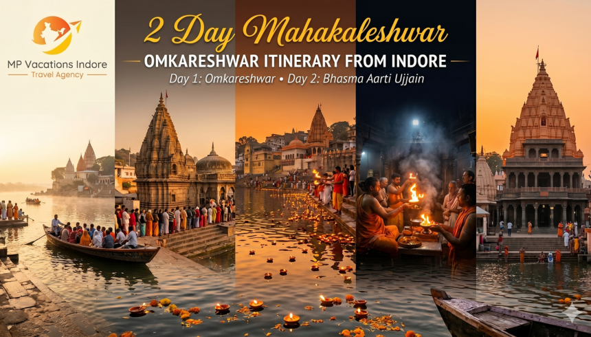 2 Day Mahakaleshwar Omkareshwar Itinerary from Indore