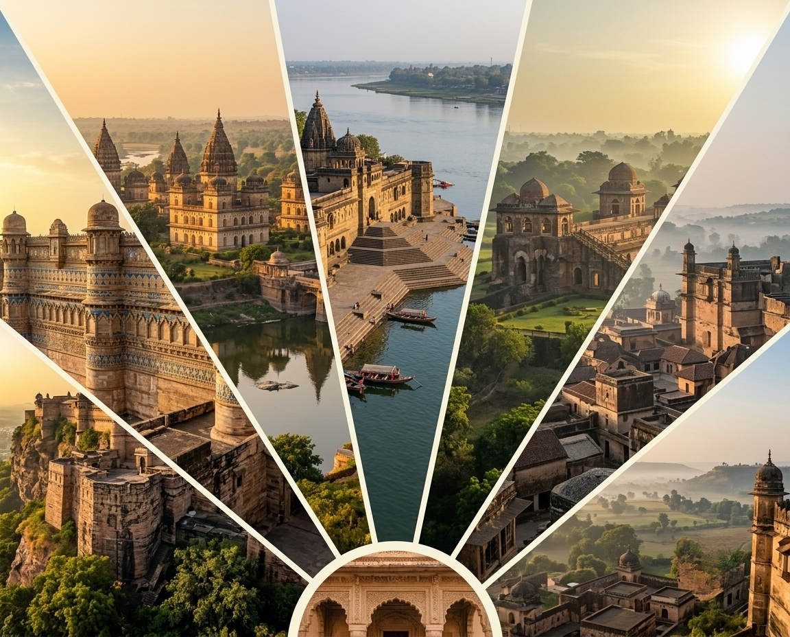 Maheshwar fort and ghats