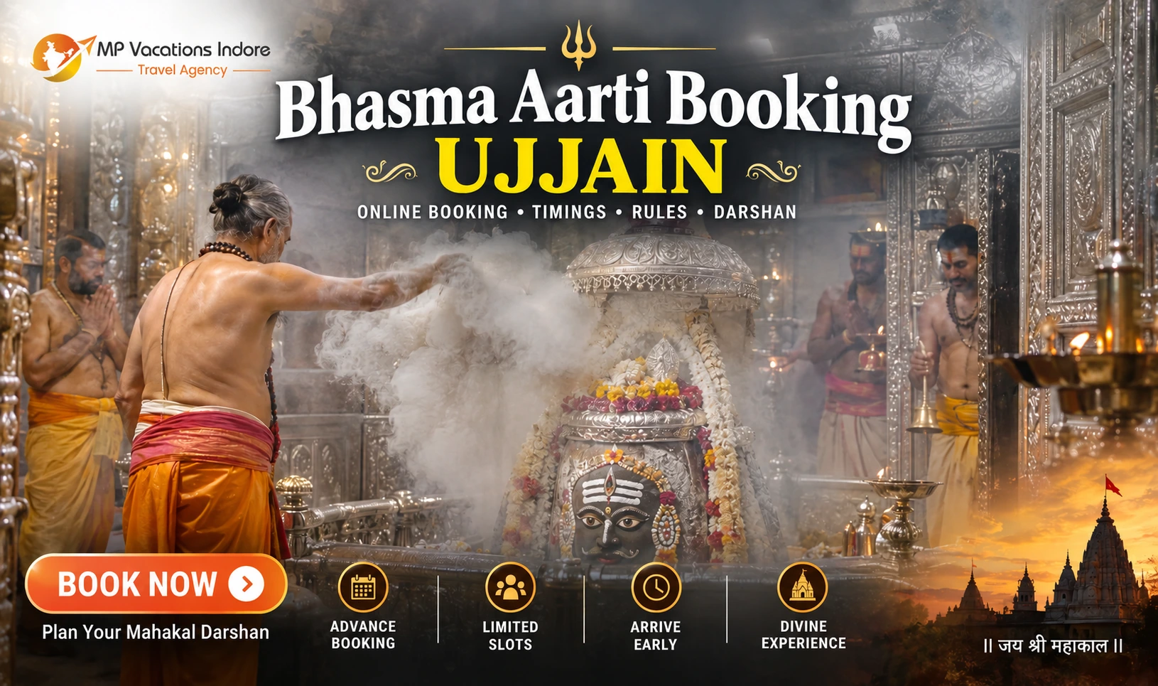 Bhasma Aarti Booking Ujjain - MP Vacation Indore